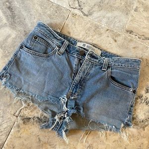 Boot cut shorts